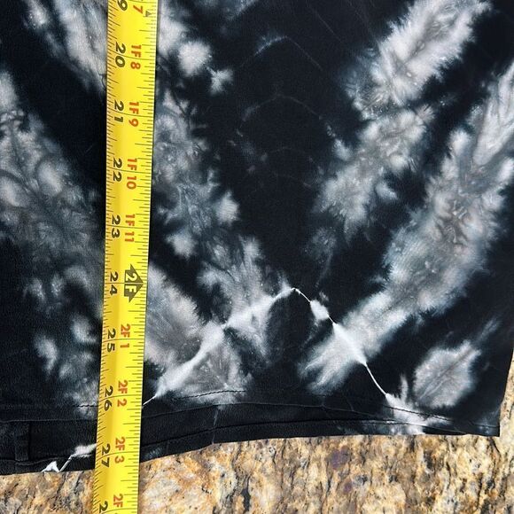 Chaser Tie Dye Silk Oversized Fit Cold Shoulder Top Blouse Size S - Picture 9 of 9
